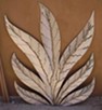 metal leaves